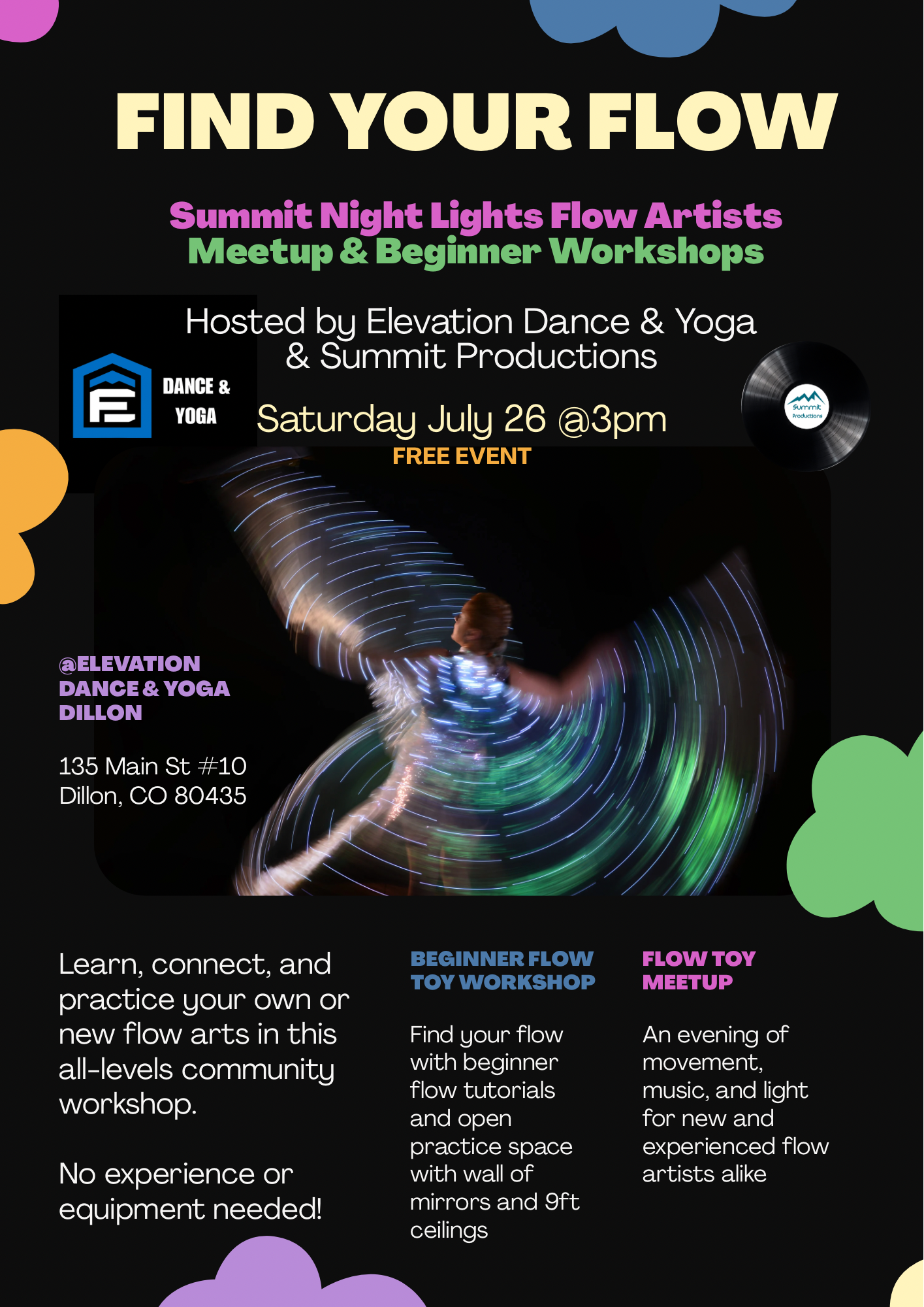Find Your Flow: Summit Night Lights Flow Artists LED Meetup & Workshop
